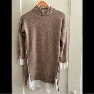 Broch Walker cashmere/wool layered sweater